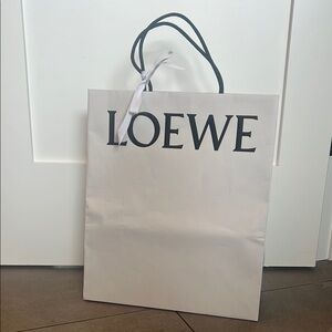 Loewe White Shopping Bag